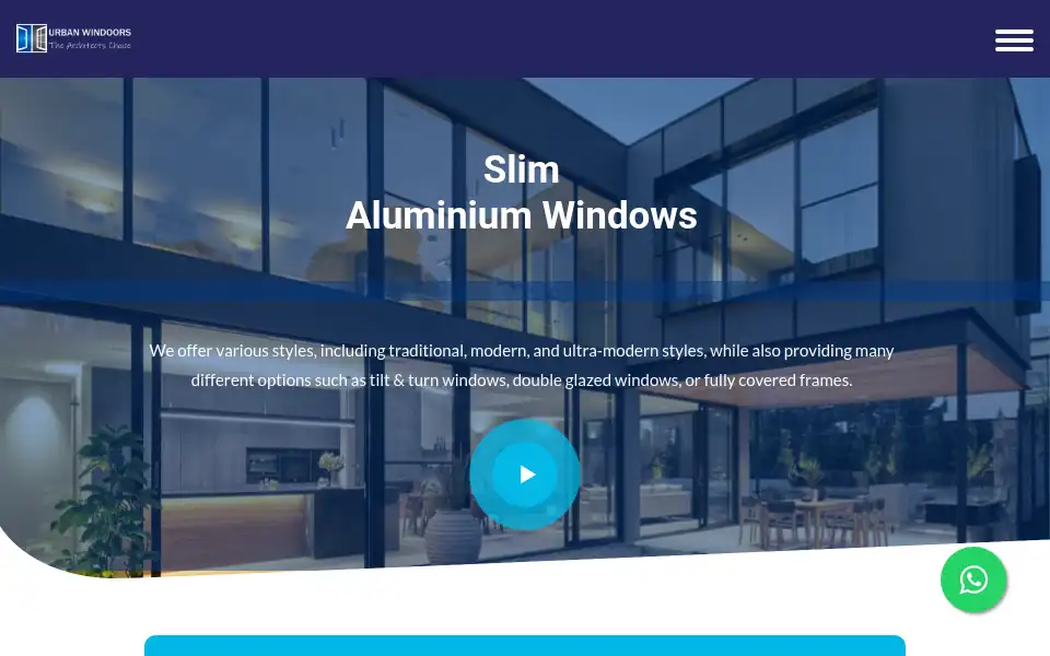 Screenshot of urbanwindoors.com
