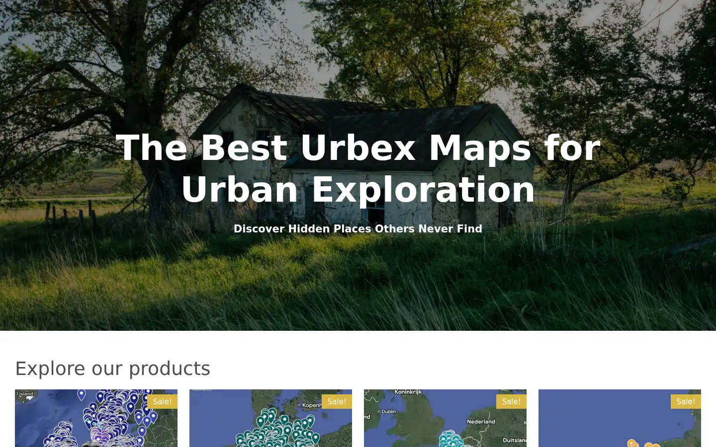 Screenshot of urbexheaven.com