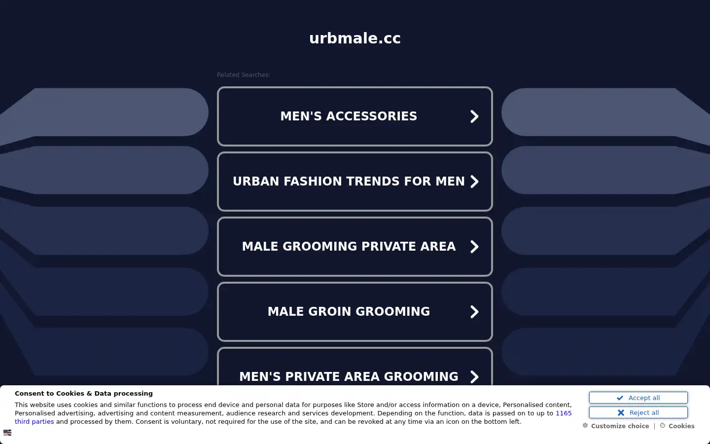 Screenshot of urbmale.cc