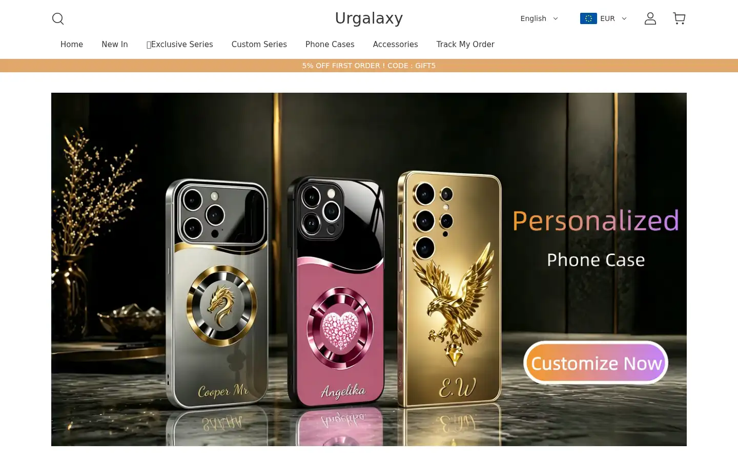 Screenshot of urgalaxy.com