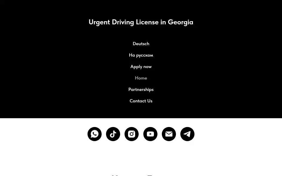 Screenshot of urgentdrivinglicense.com