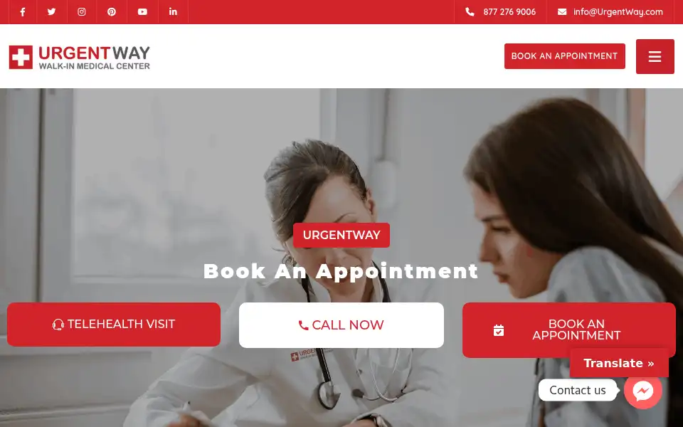 Screenshot of urgentway.com