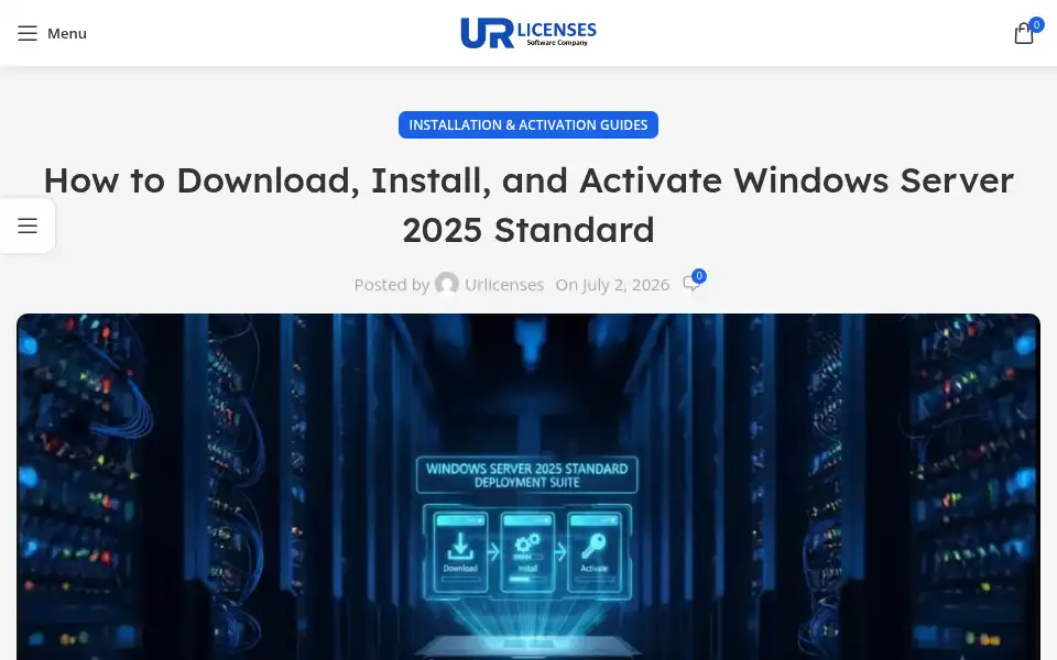 Screenshot of urlicenses.com