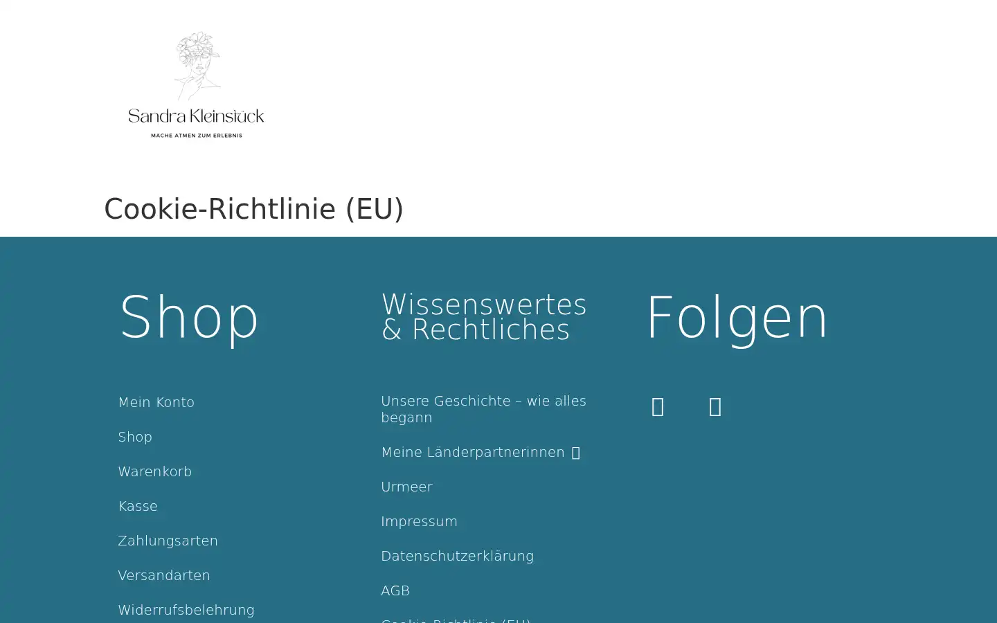 Screenshot of urmeersalz.shop