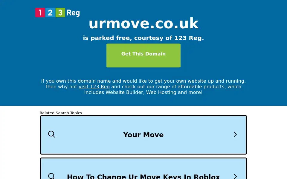 Screenshot of urmove.co.uk