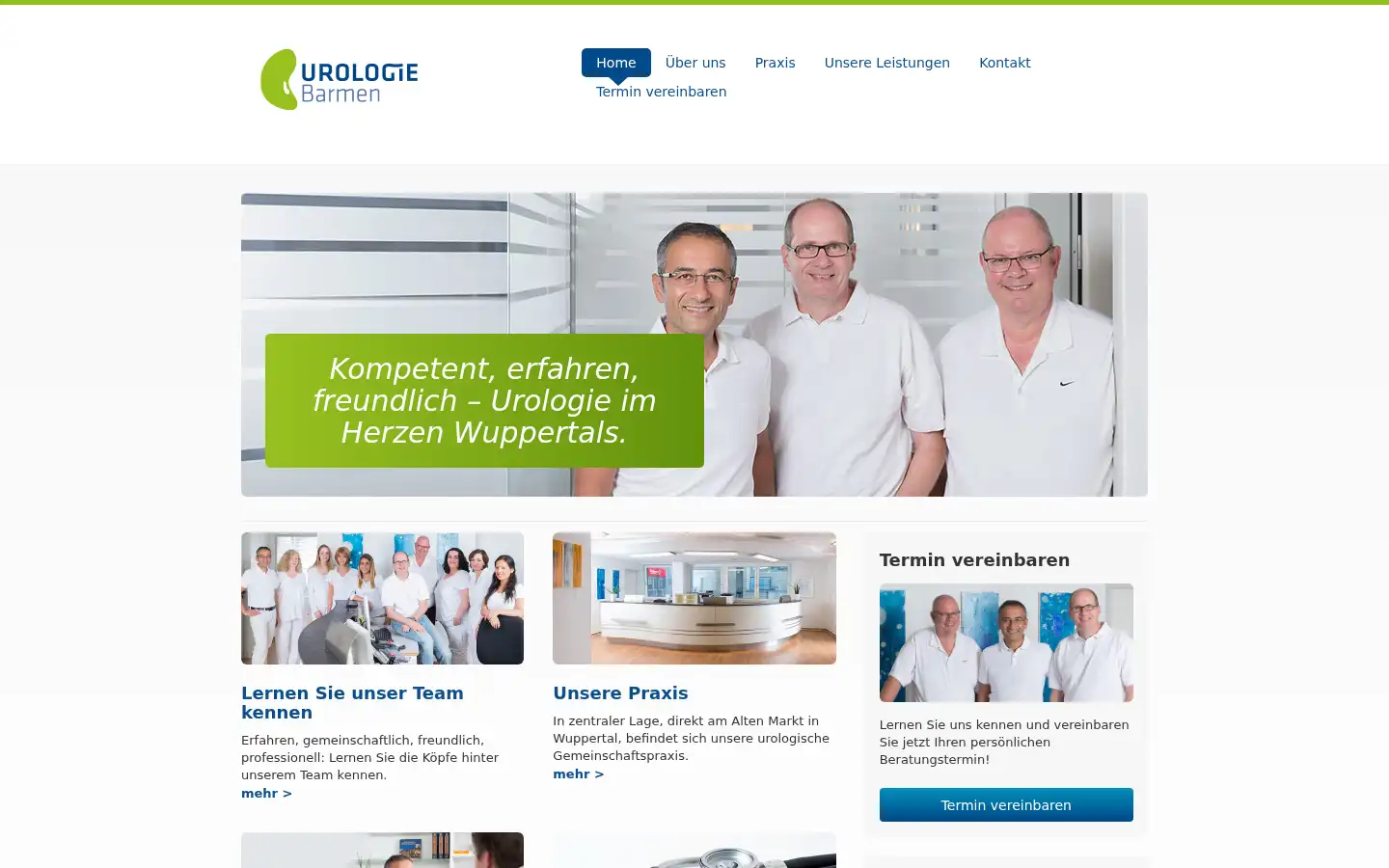 Screenshot of urologie-barmen.de