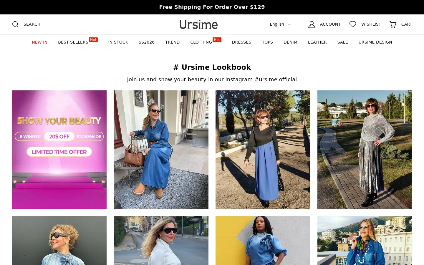 Screenshot of ursime.com