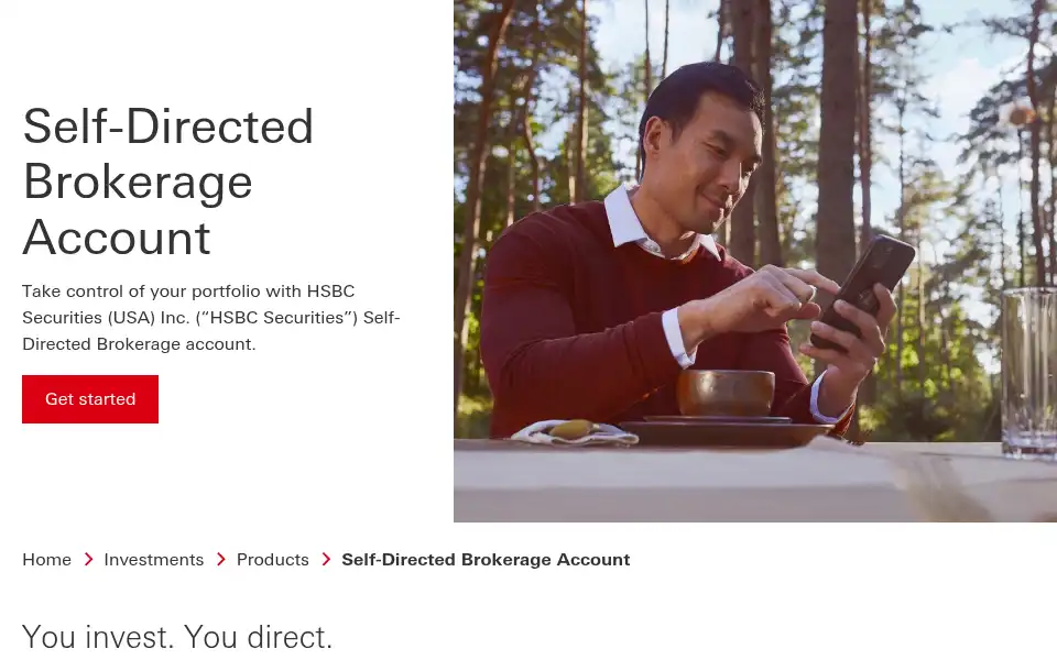 Screenshot of us.hsbc.com