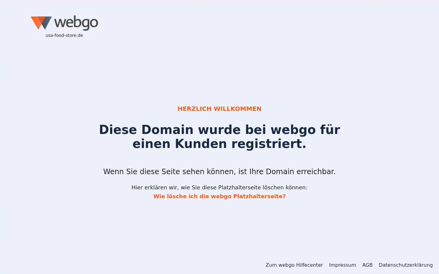 Screenshot of usa-food-store.de