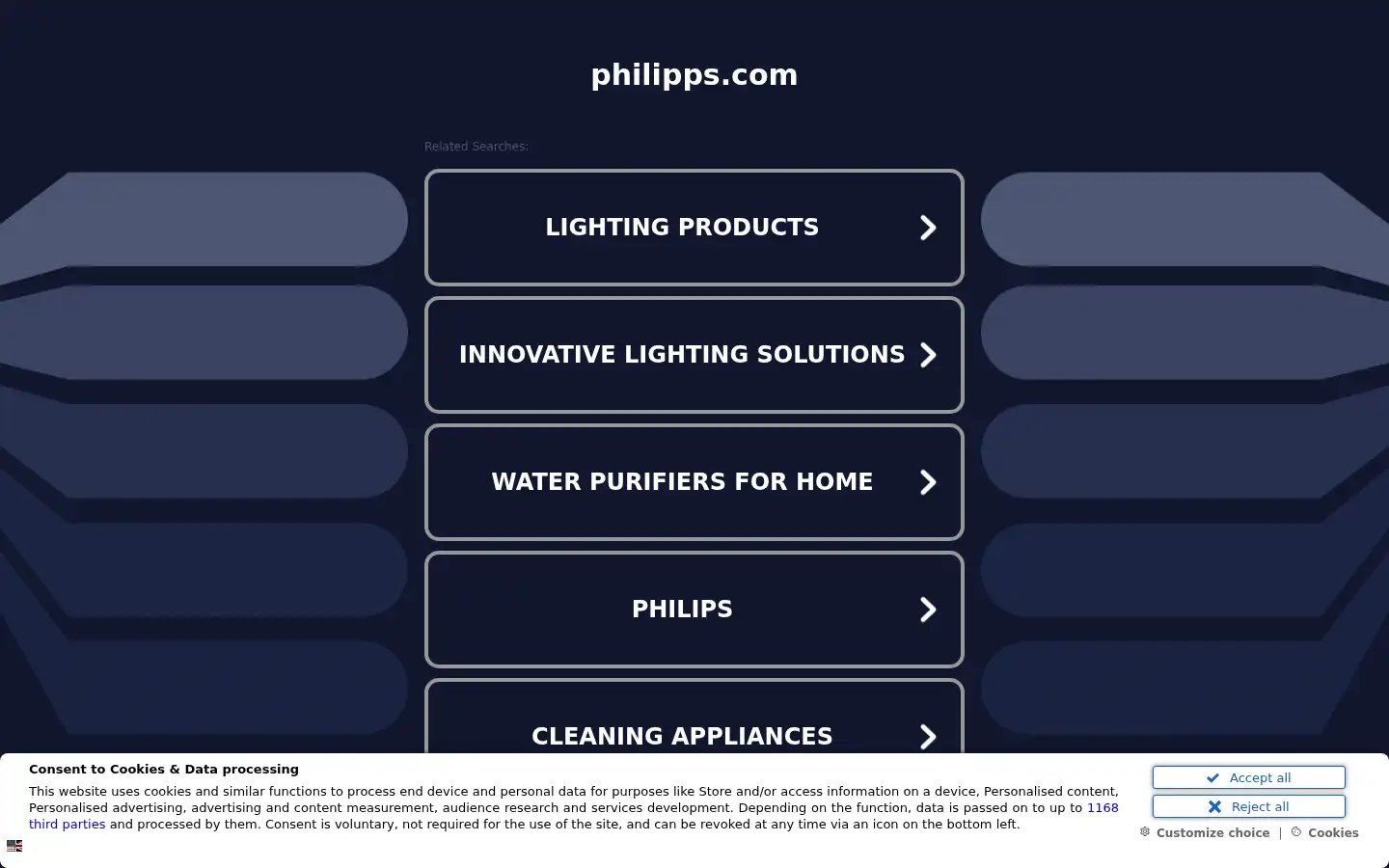 Screenshot of usa.philipps.com
