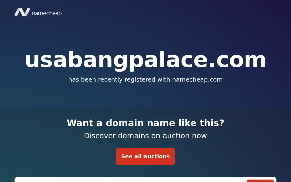 Screenshot of usabangpalace.com