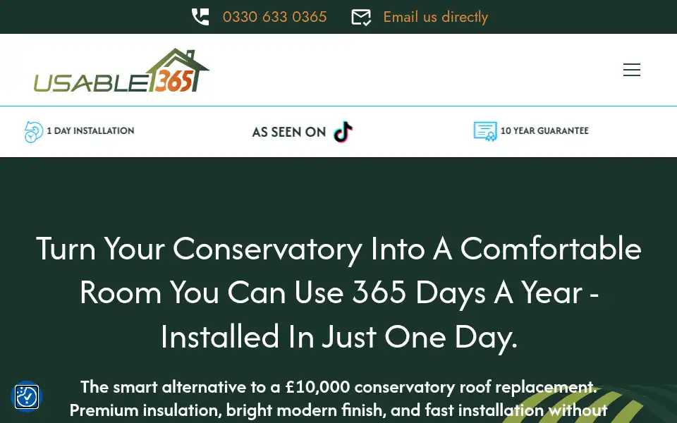 Screenshot of usable-365.co.uk