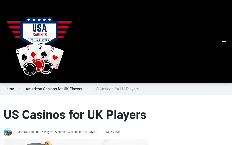Screenshot of usaforukplayers.com