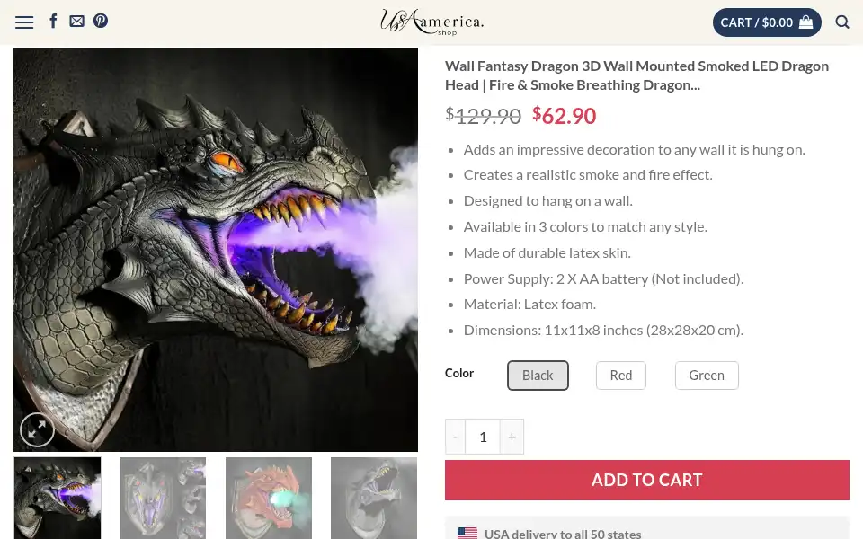 Screenshot of usamerica.shop