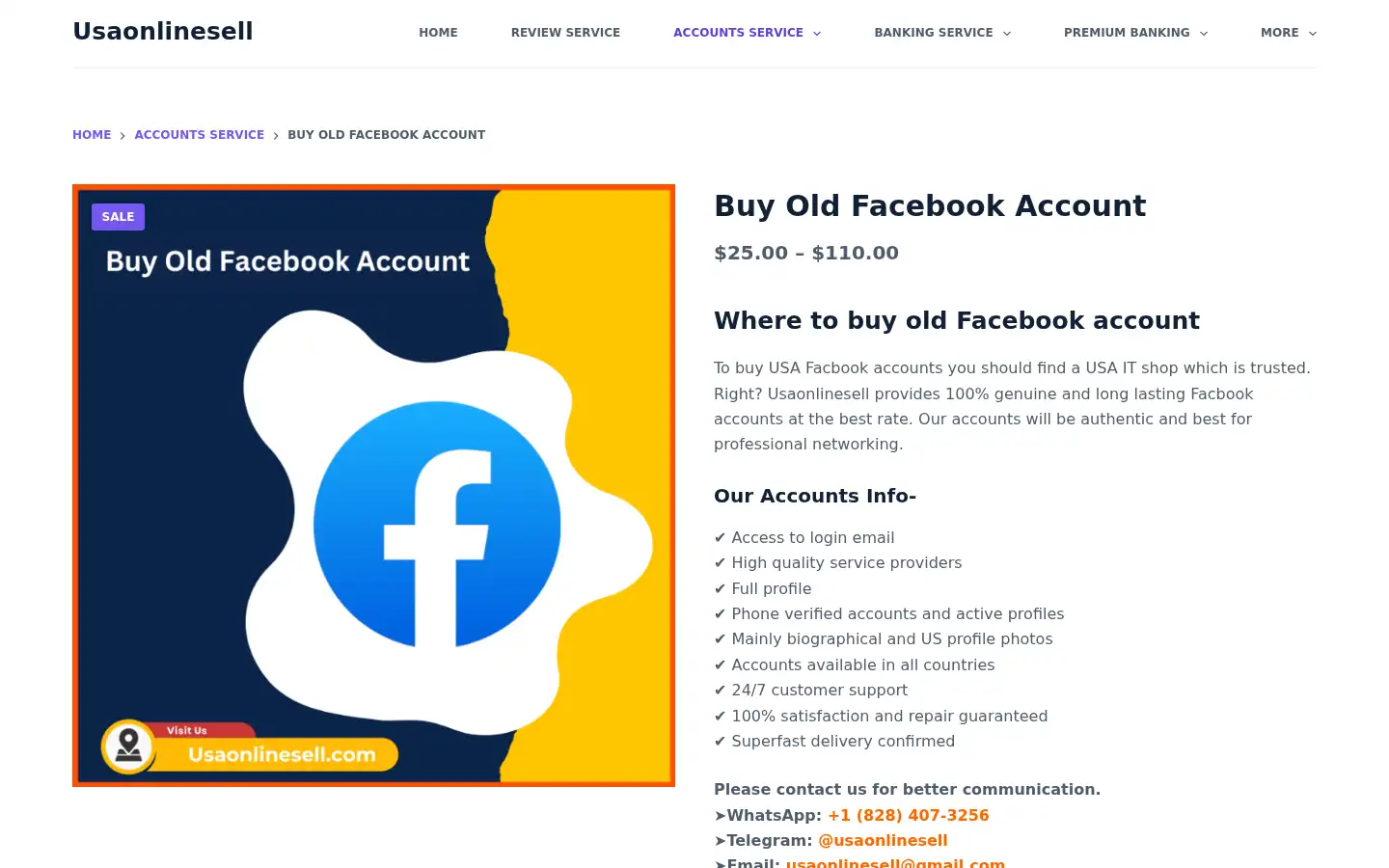 Screenshot of usaonlinesell.com