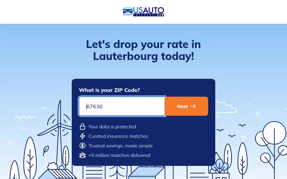 Screenshot of usautoinsurancenow.com