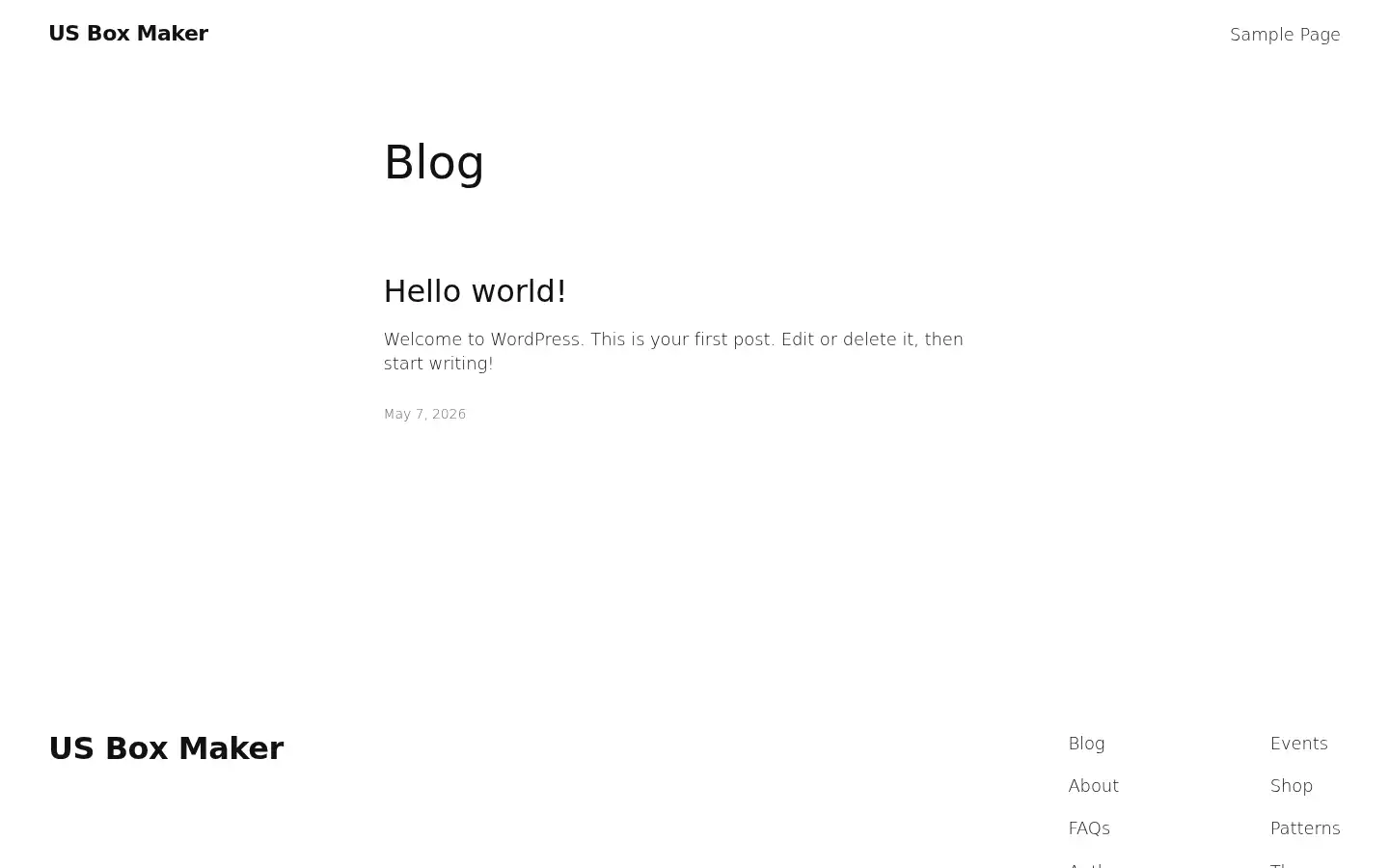 Screenshot of usboxmaker.com