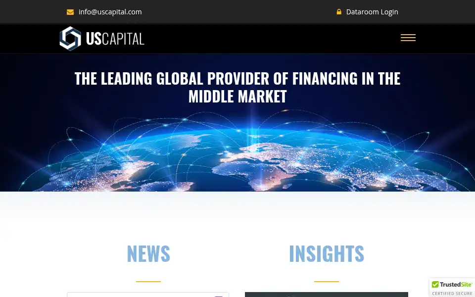 Screenshot of uscapital.com