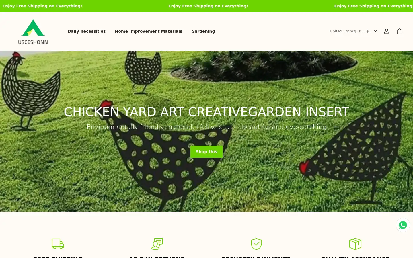 Screenshot of usceshonn.com