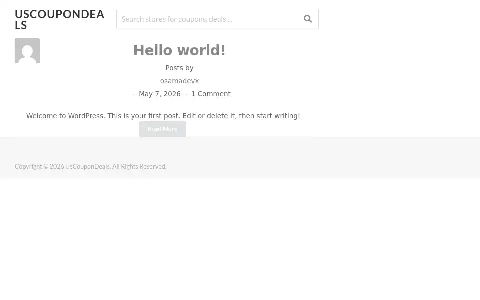 Screenshot of uscoupondeals.com