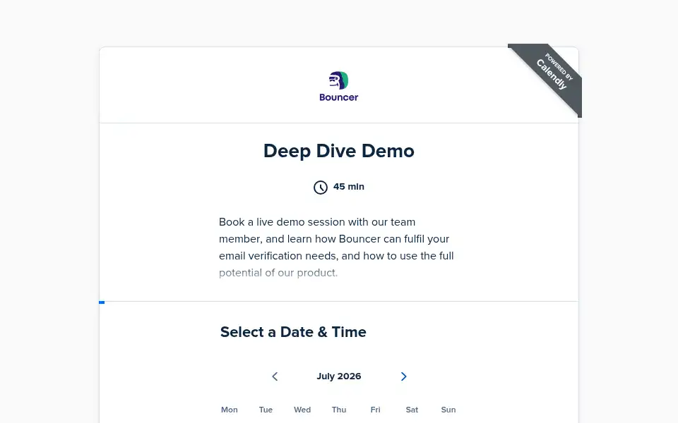 Screenshot of usebouncer.com
