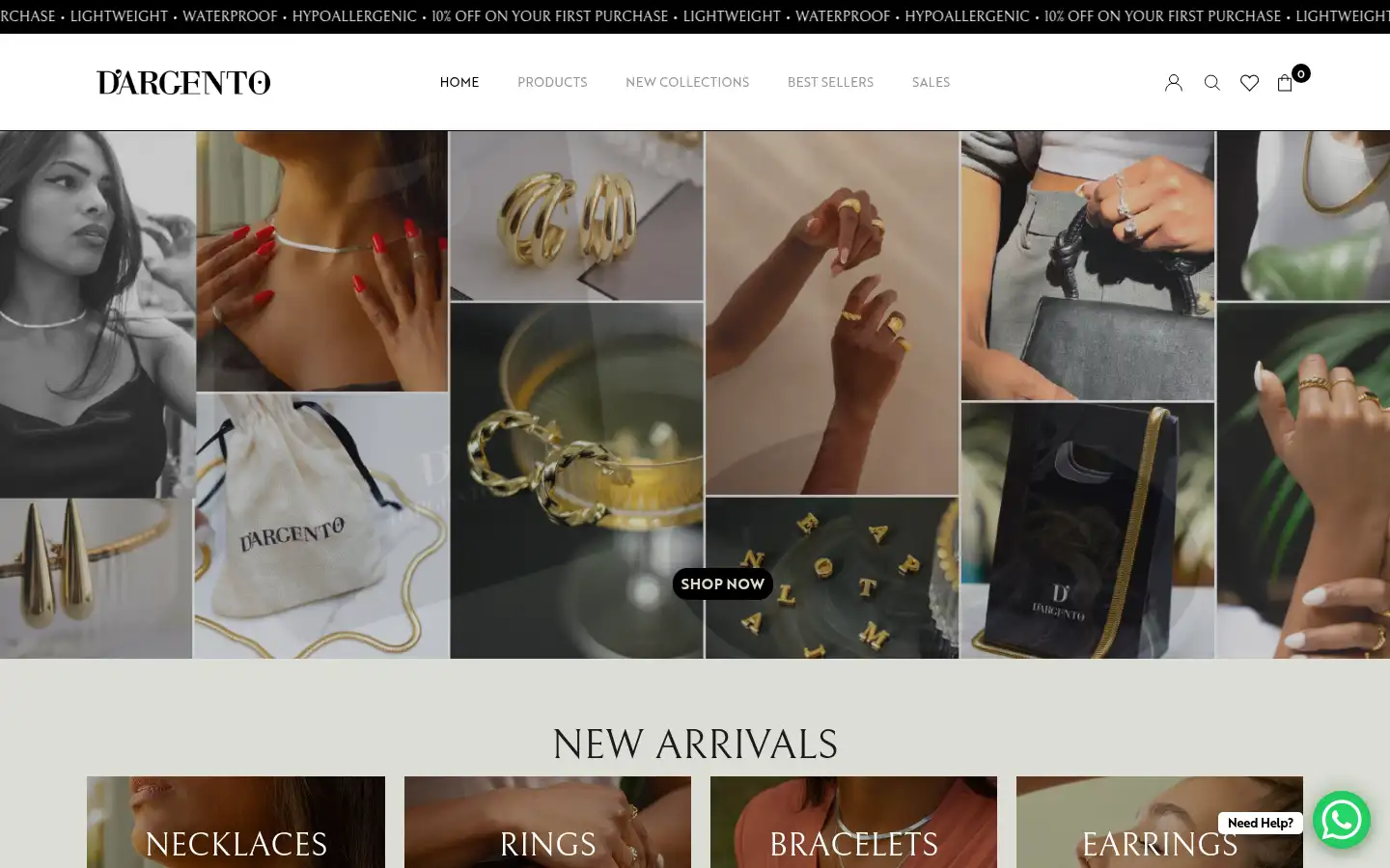 Screenshot of usedargento.com