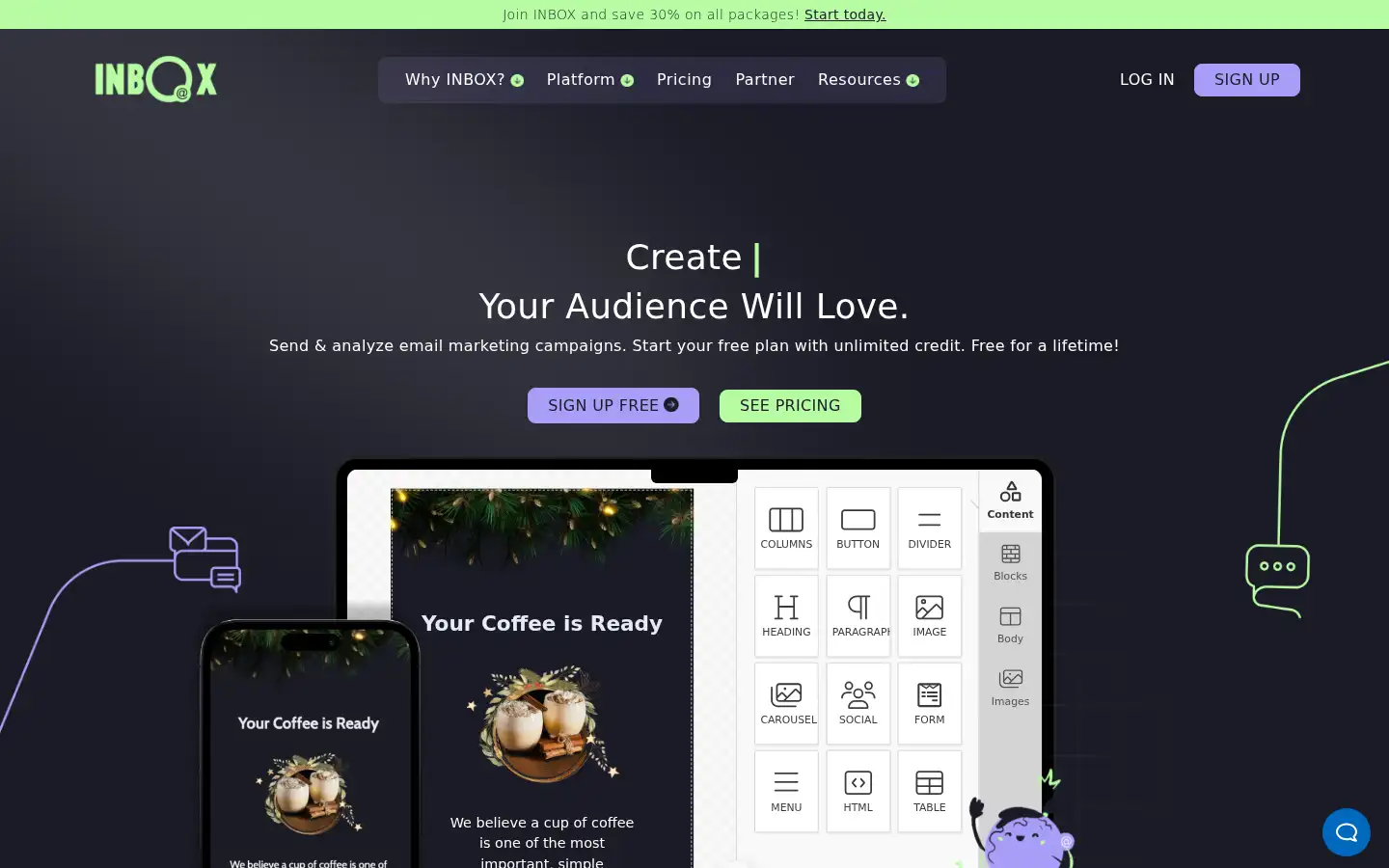 Screenshot of useinbox.com