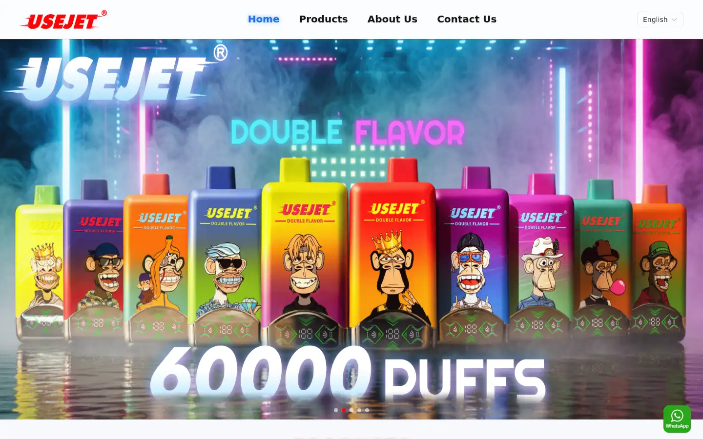 Screenshot of usejetvape.com