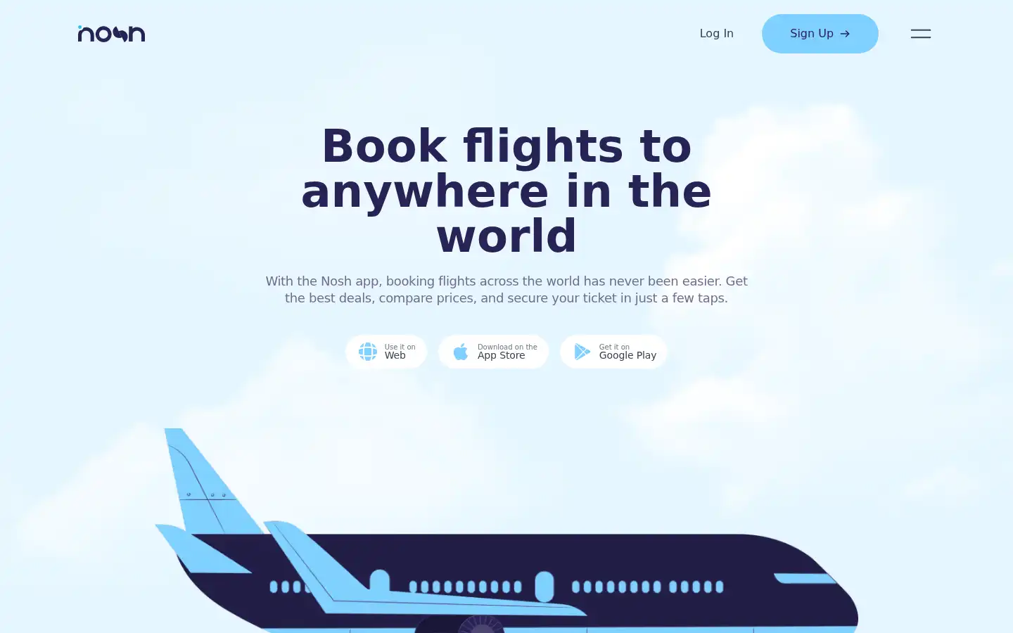 Screenshot of usenosh.com