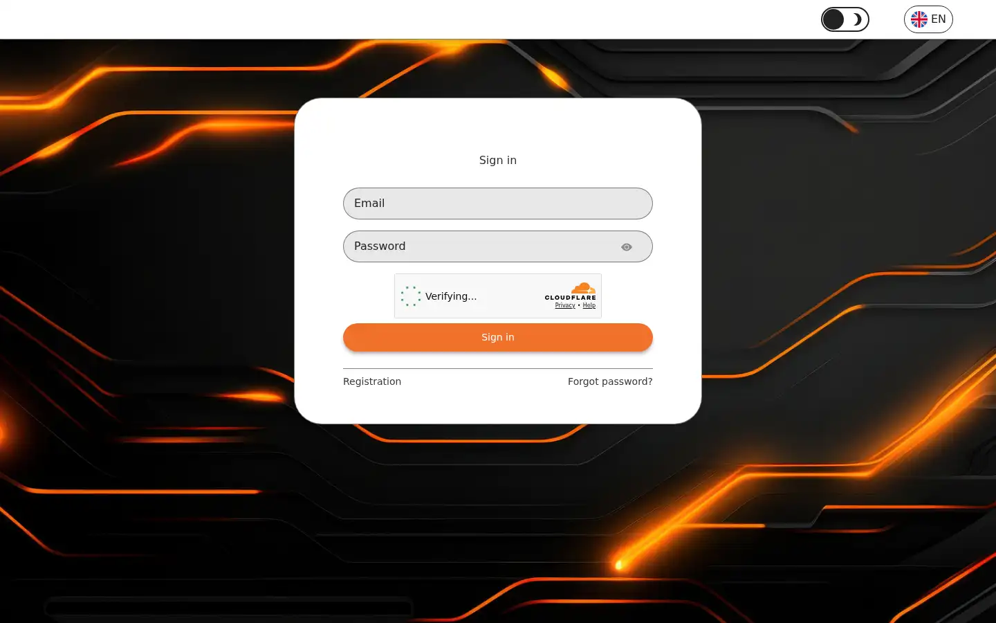 Screenshot of user.clientzonepanel.org