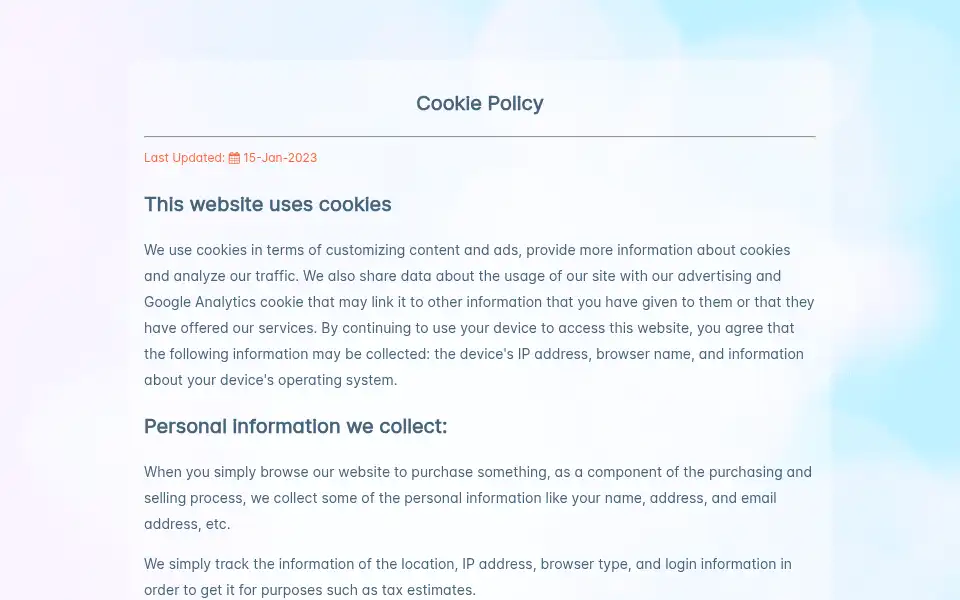 Screenshot of userparser.com