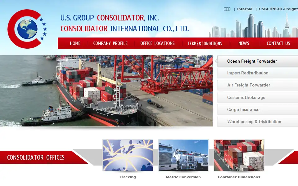 Screenshot of usgroupconsol.com