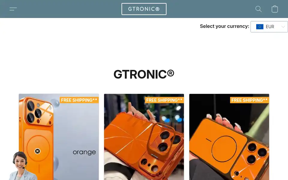 Screenshot of usgtronic.com