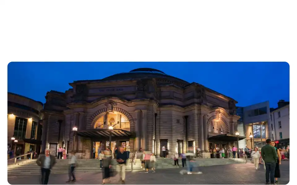 Screenshot of usherhall.co.uk