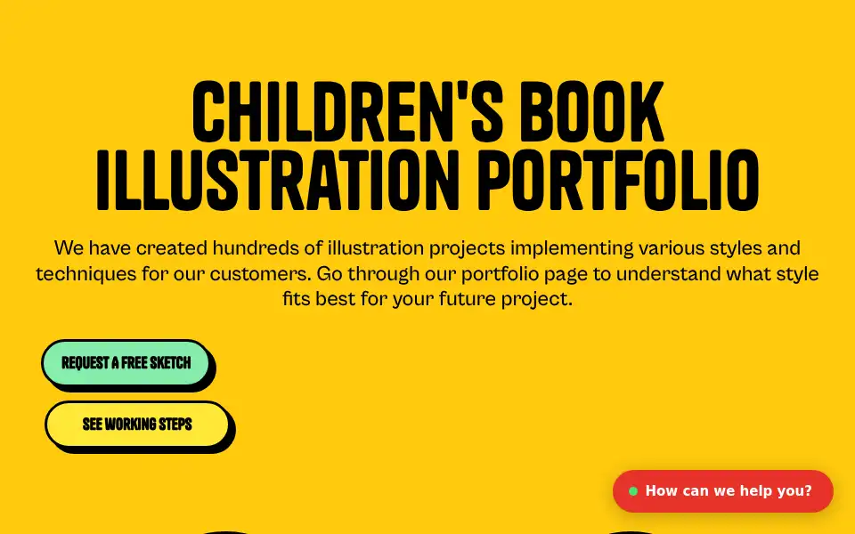 Screenshot of usillustrations.com