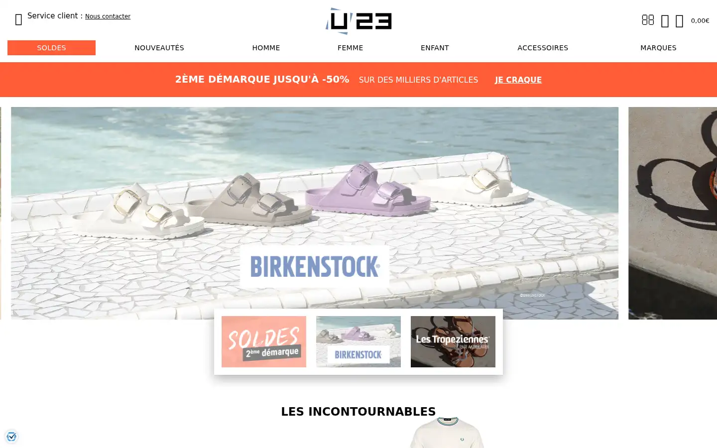 Screenshot of usine23.com