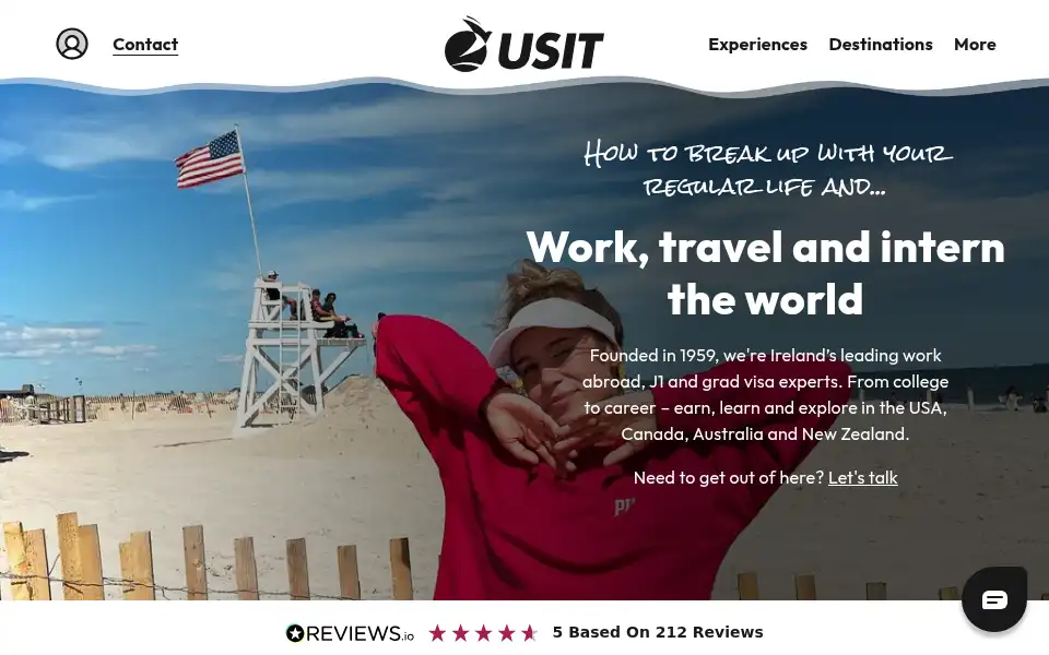 Screenshot of usit.ie