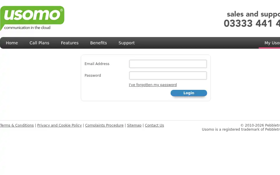 Screenshot of usomo.co.uk