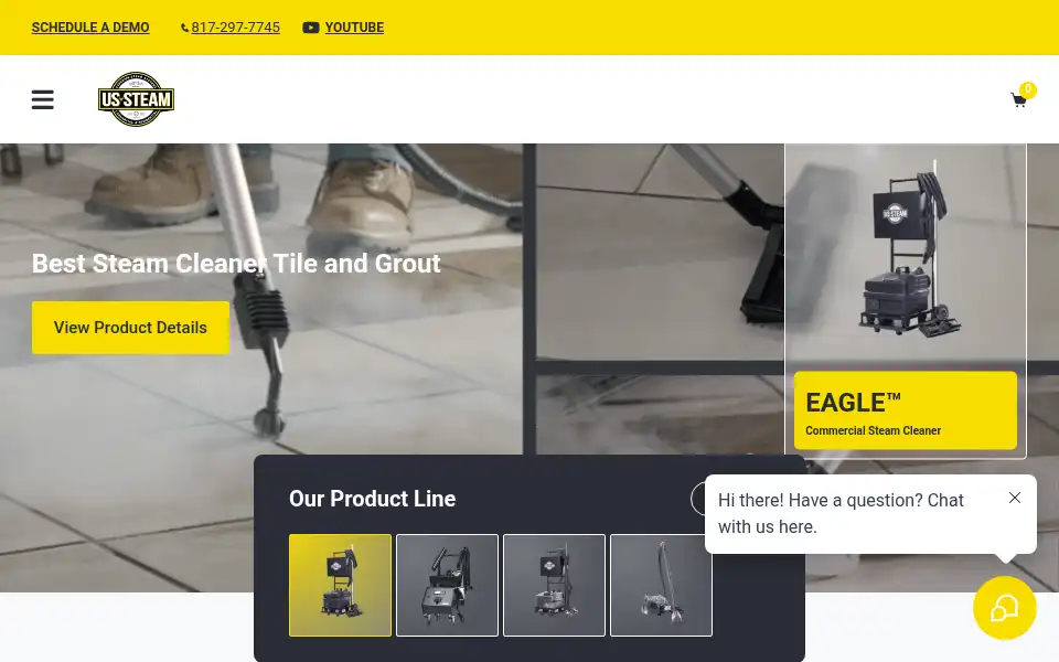Screenshot of ussteam.net
