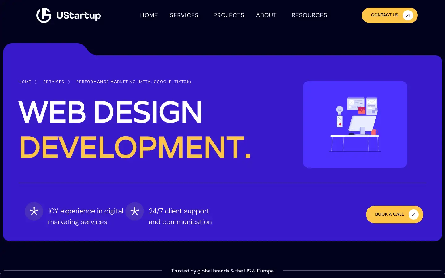 Screenshot of ustartup.co