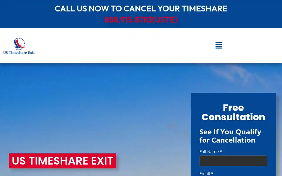 Screenshot of ustimeshareexit.com