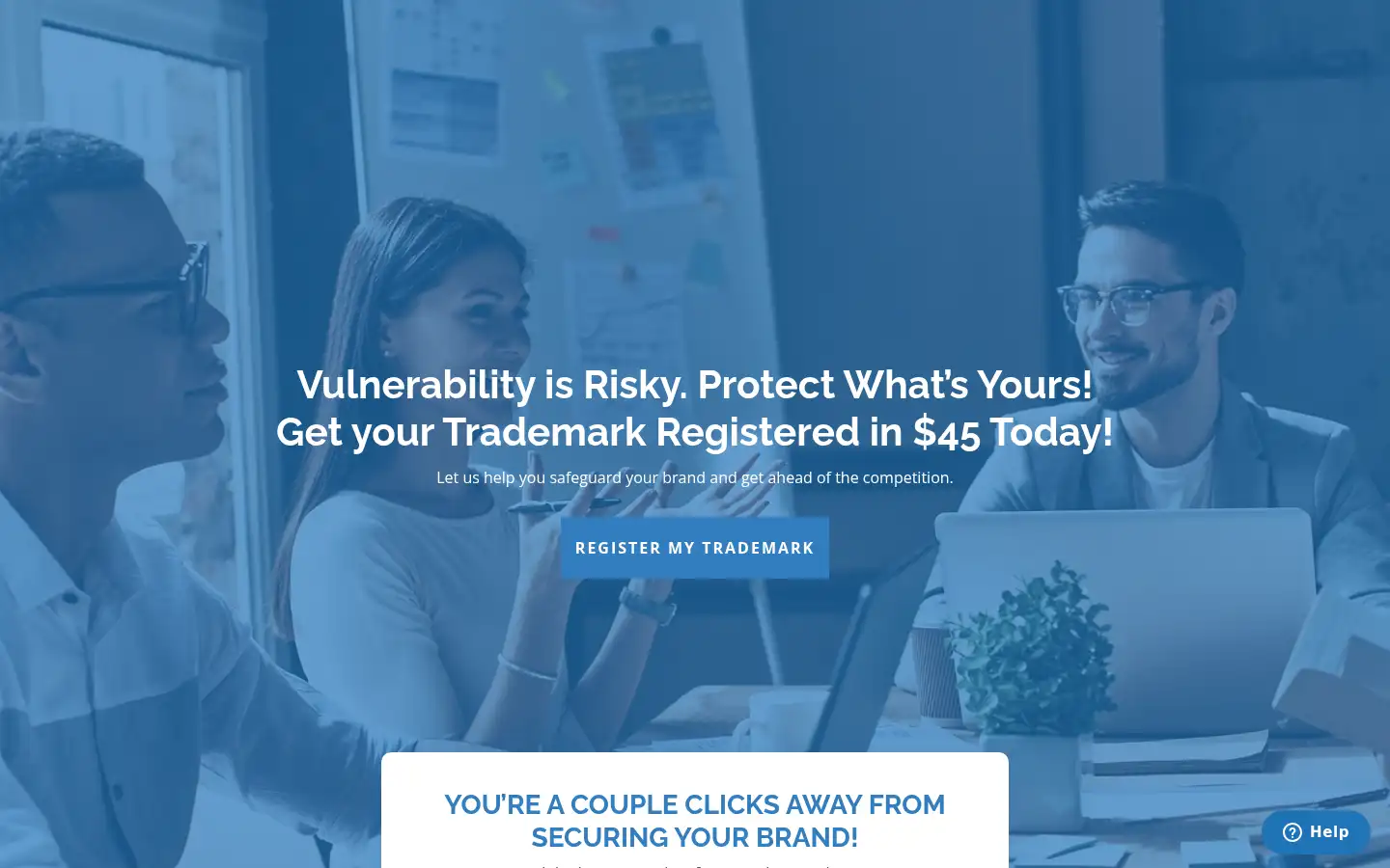 Screenshot of ustrademarklegal.com