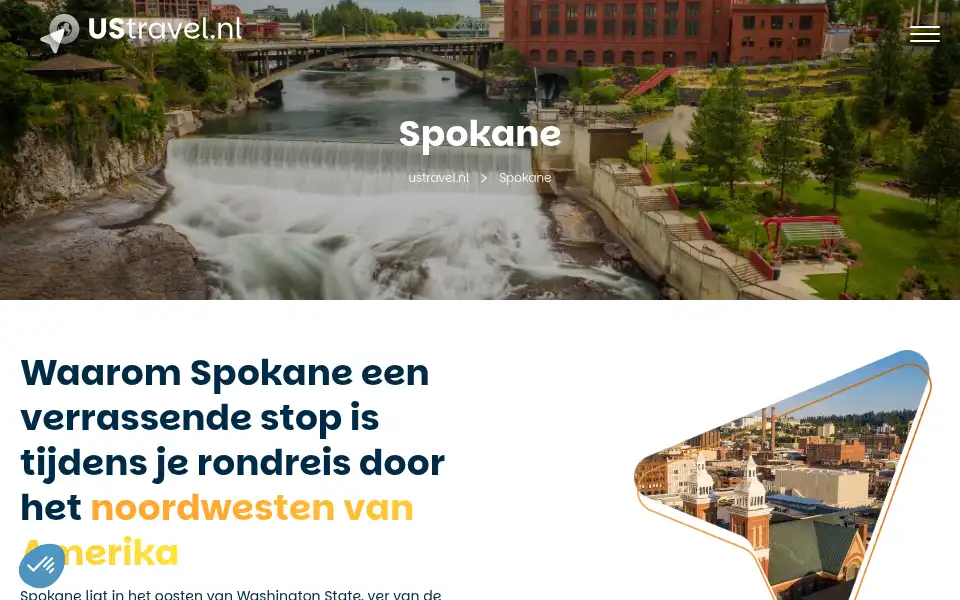 Screenshot of ustravel.nl
