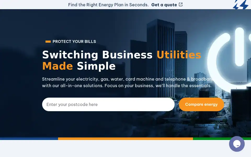 Screenshot of utilitiesdeals.co.uk