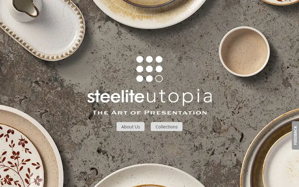 Screenshot of utopia-tableware.com
