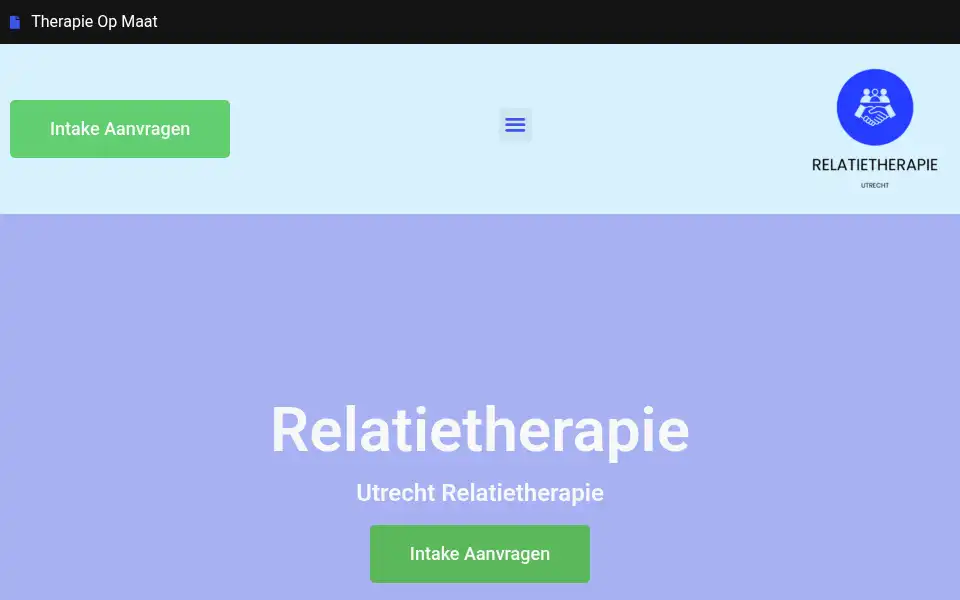 Screenshot of utrechtrelatietherapie.com