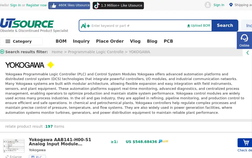 Screenshot of utsource.net