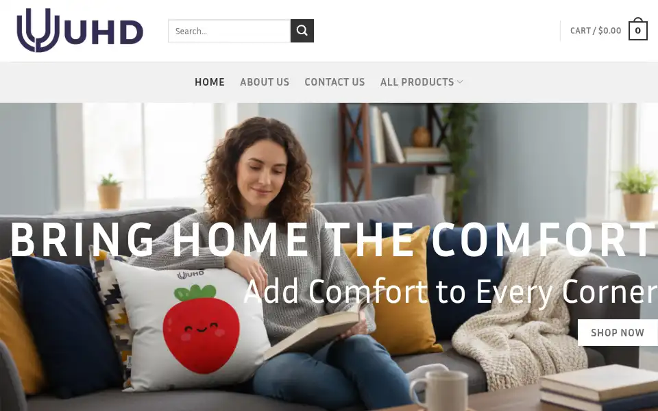 Screenshot of uuhd.us