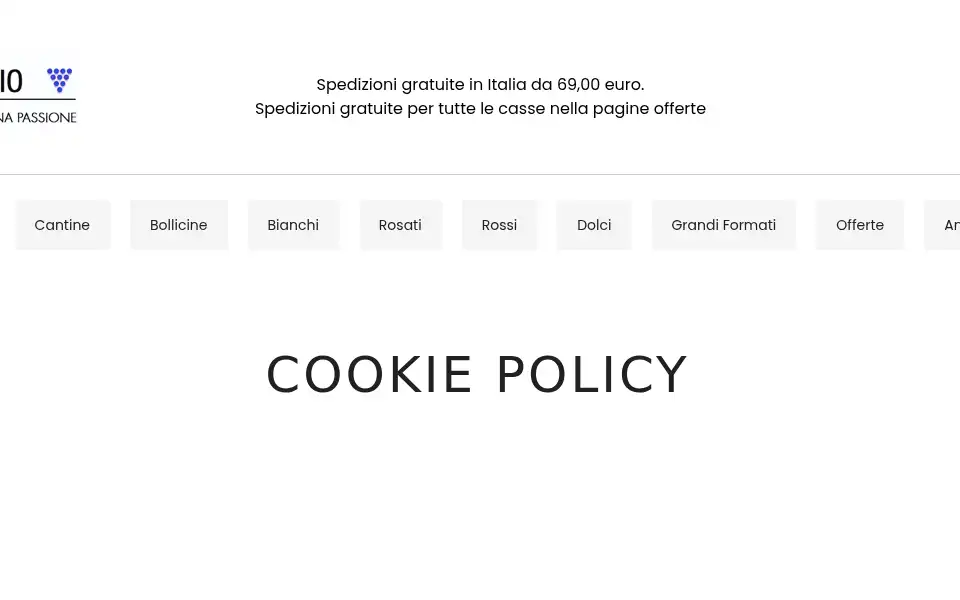 Screenshot of uvaggio.it