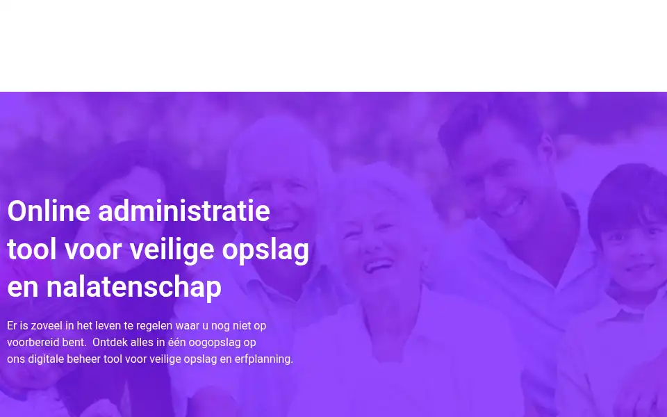 Screenshot of uwlevensoverzicht.nl